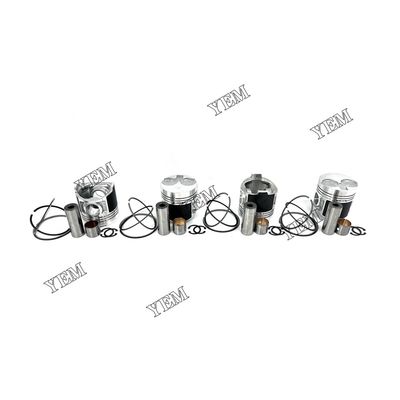 4PCS For Perkins 404C-22/404C-22T Piston With Rings Engine Spare Parts