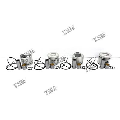 For Isuzu 4BE1 Piston With Rings Engineering Machinery Spare Parts