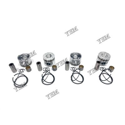 4D56 Piston With Rings For Mitsubishi Excavator Parts Engine