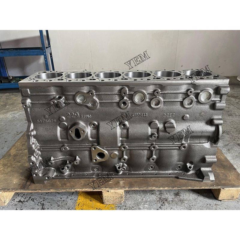 6754-21-1310 4990448 Cylinder Block Engine Fit Komatsu 6D107 SAA6D107