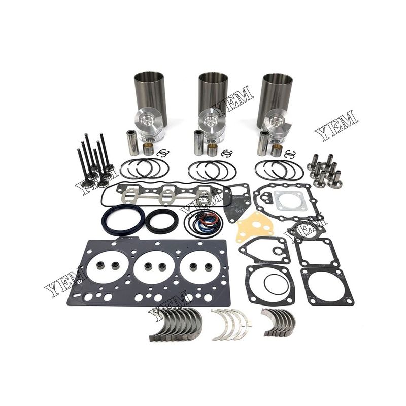 Overhaul kit for rebuilding Yanmar 3TNA78 engines