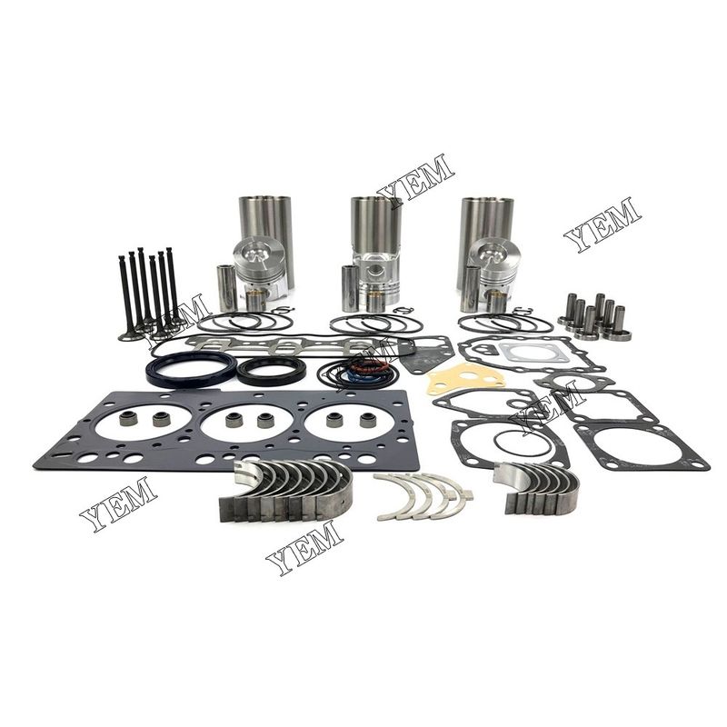 Overhaul kit for rebuilding Yanmar 3TNA78 engines