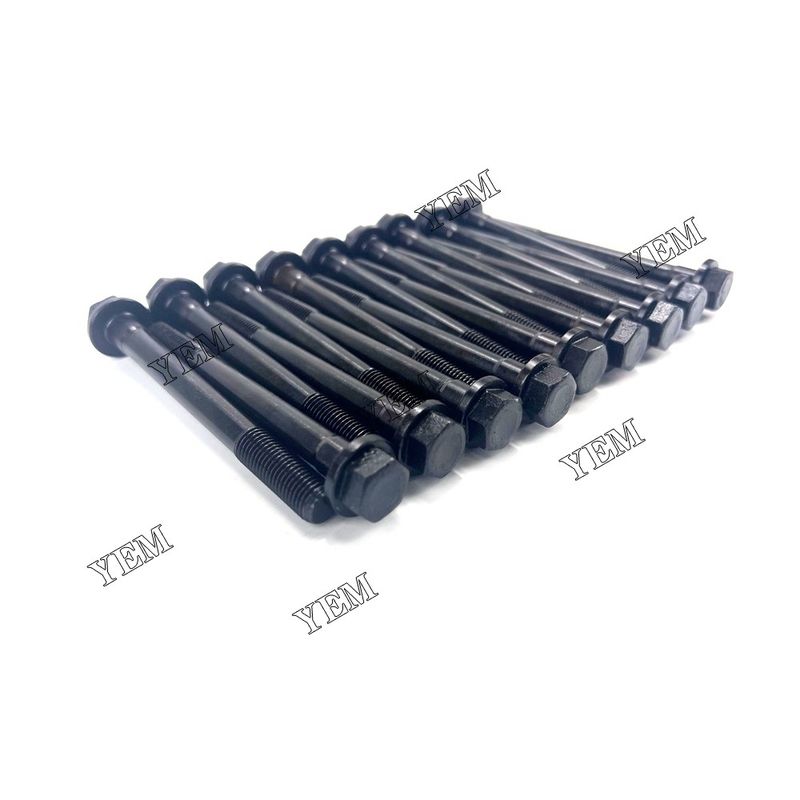 For Yanmar 18 PCS Cylinder Head Bolt 4TNE84 4TNV88 Engine