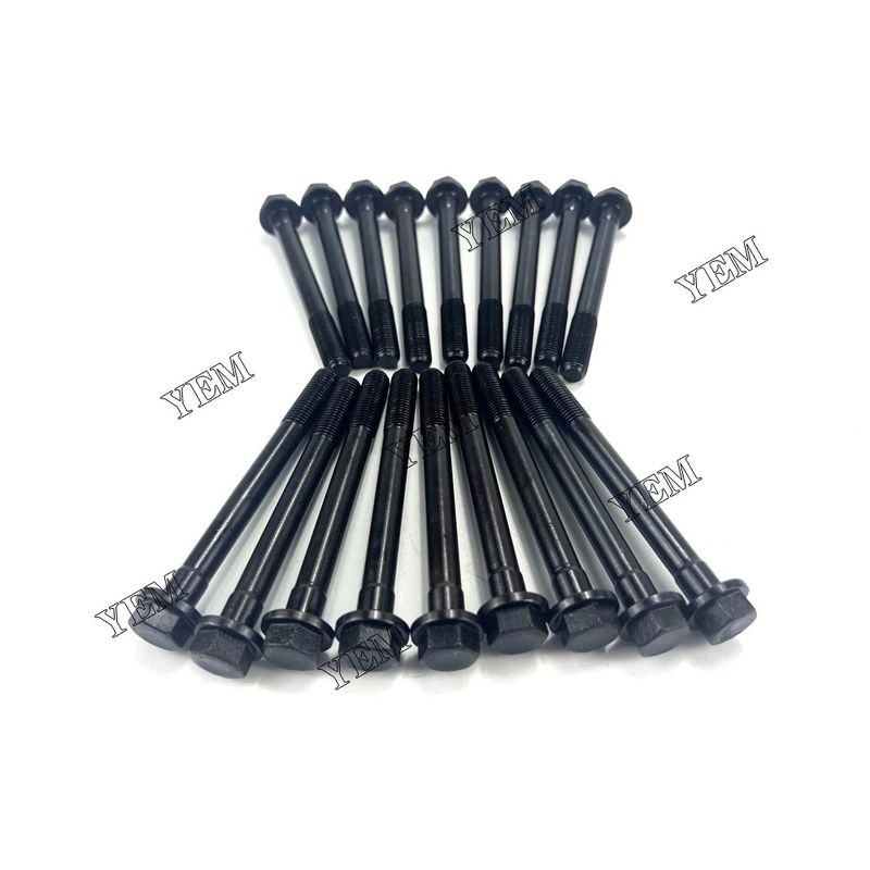 For Yanmar 18 PCS Cylinder Head Bolt 4TNE84 4TNV88 Engine