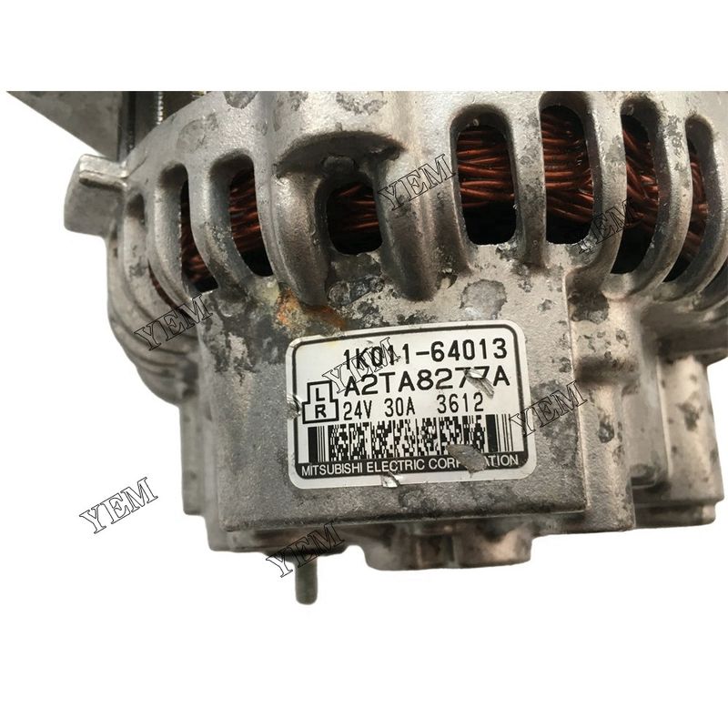 V3300 Alternator 12V 80A For Kuobota Excavator Diesel Engine Parts A1TA1777