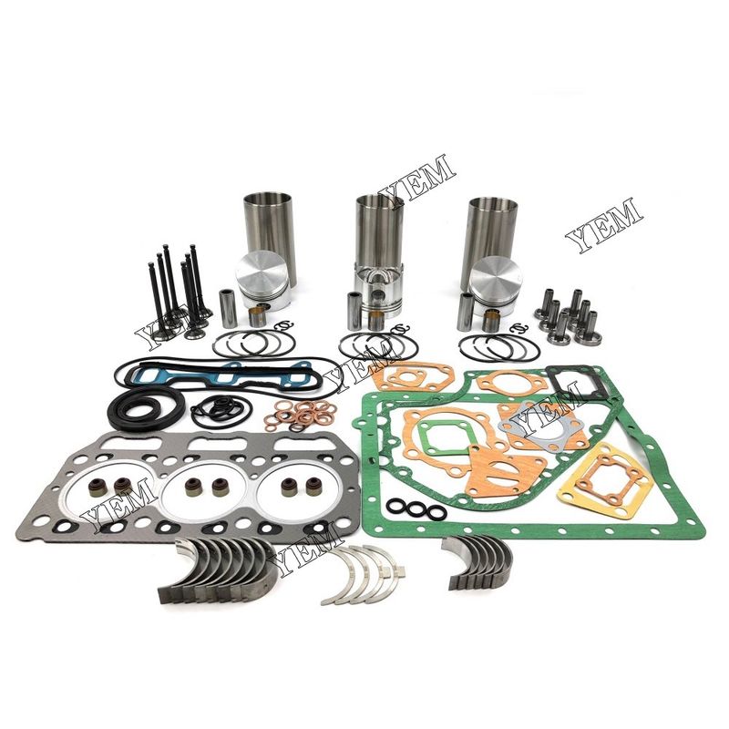Overhaul Rebuild Kit With Gasket Set Bearing&Valve Train For Yanmar 3T72HL