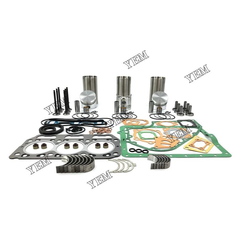 Overhaul Rebuild Kit With Gasket Set Bearing&Valve Train For Yanmar 3T72HL
