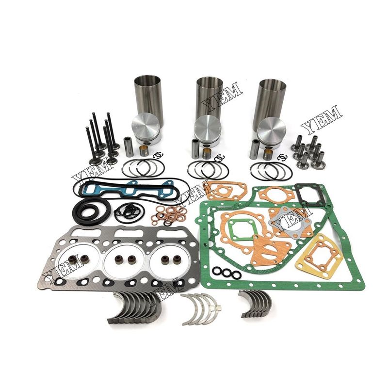 Overhaul Rebuild Kit With Gasket Set Bearing&Valve Train For Yanmar 3T72HL