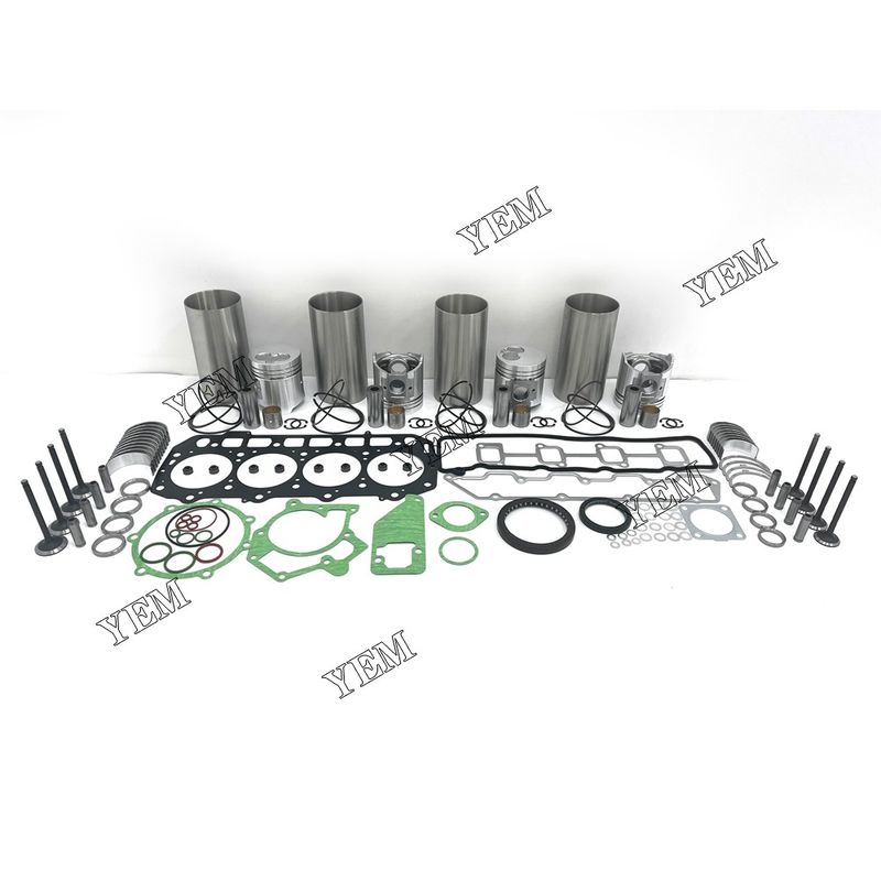 Overhaul Rebuild Kit With Gasket Set Bearing&Valve Train Engine For Yanmar 4D94E