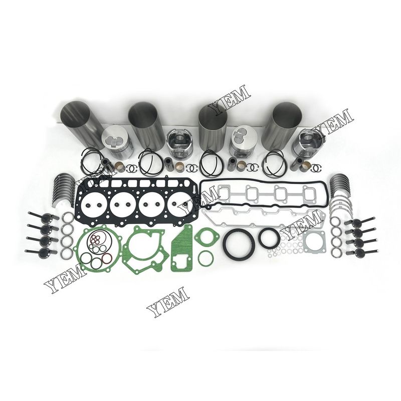 Overhaul Rebuild Kit With Gasket Set Bearing&Valve Train Engine For Yanmar 4D94E