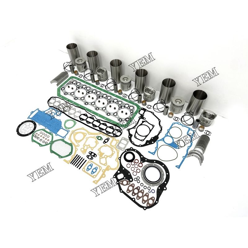 For Isuzu 6D34 Excavator Diesel parts Overhaul Kit With Bearing Set
