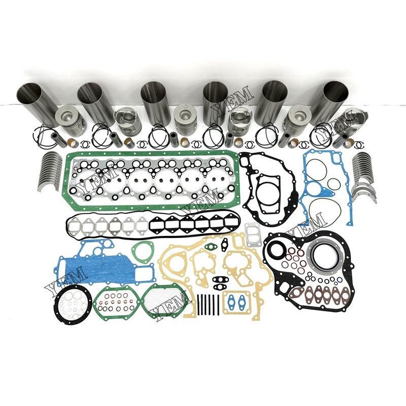 For Isuzu 6D34 Excavator Diesel parts Overhaul Kit With Bearing Set