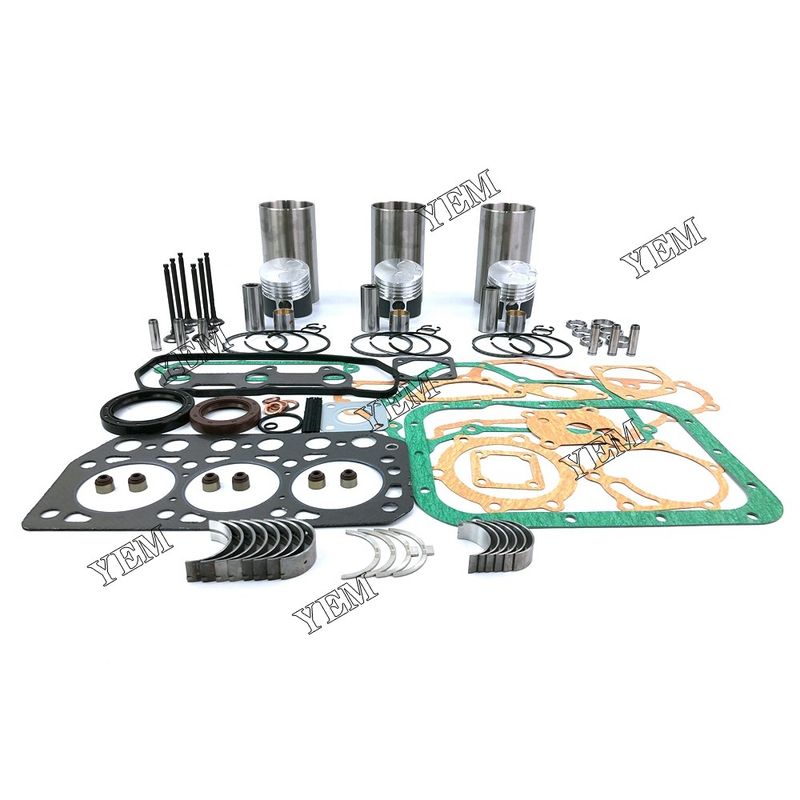 Overhaul Rebuild Kit With Gasket Set Bearing&Valve Train For Mitsubishi K3D