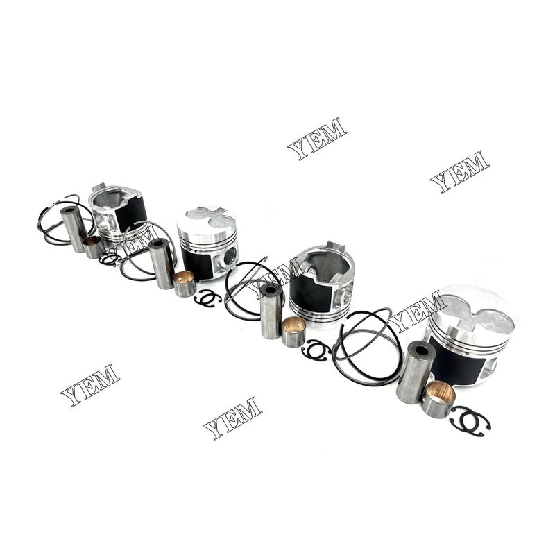 4PCS For Perkins 404C-22/404C-22T Piston With Rings Engine Spare Parts
