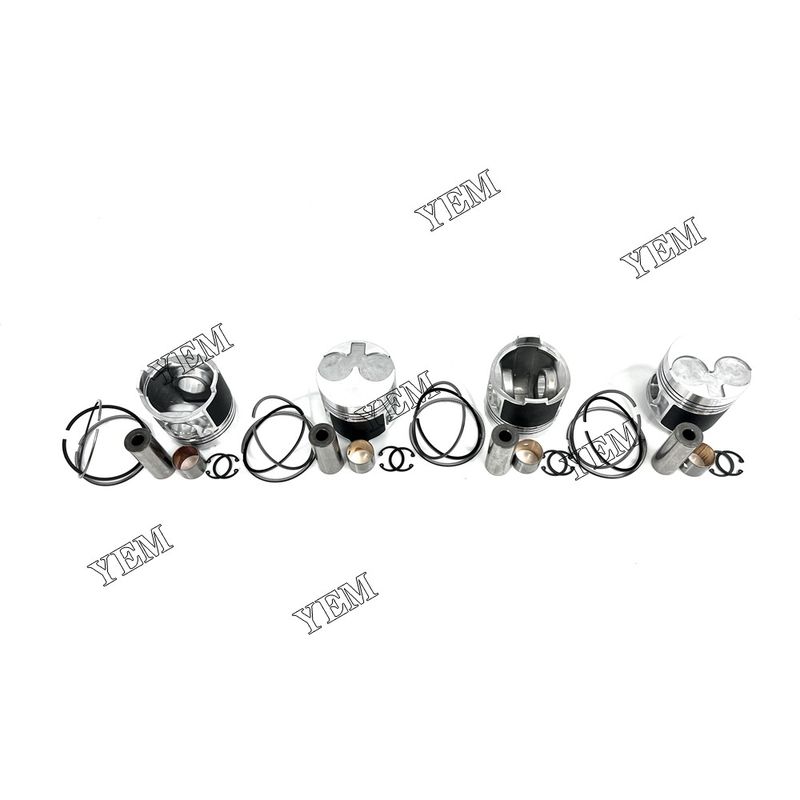4PCS For Perkins 404C-22/404C-22T Piston With Rings Engine Spare Parts