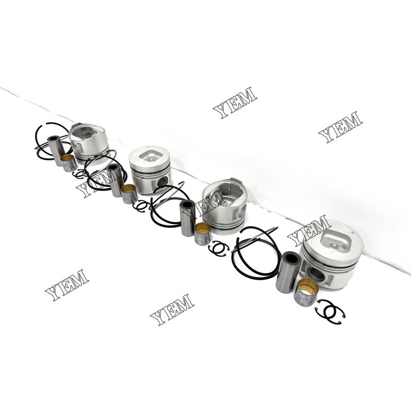 For Isuzu 4BE1 Piston With Rings Engineering Machinery Spare Parts