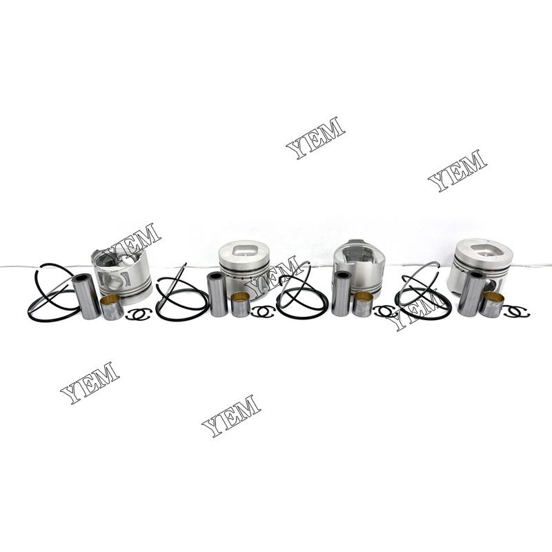 For Isuzu 4BE1 Piston With Rings Engineering Machinery Spare Parts